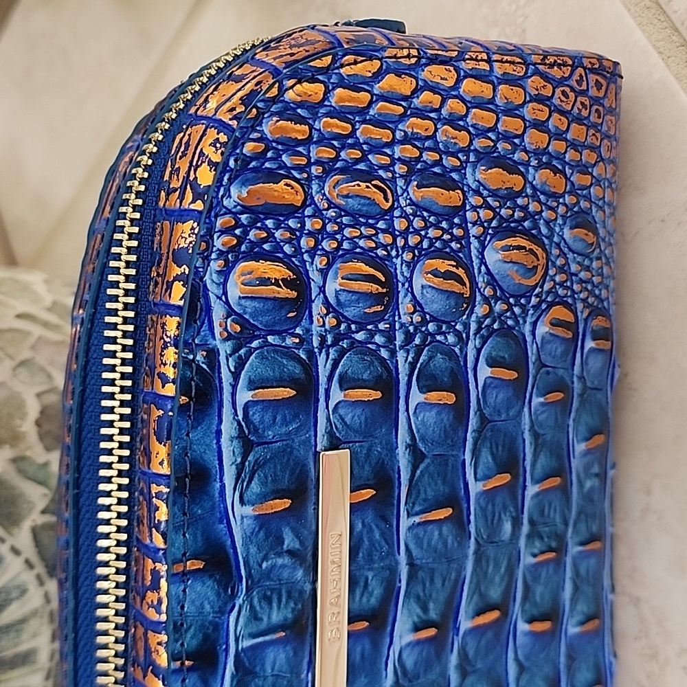 ๐๐ BRAHMIN DANY Deep Azure Cosmetic Case ๐๐ - Picture 3 of 12